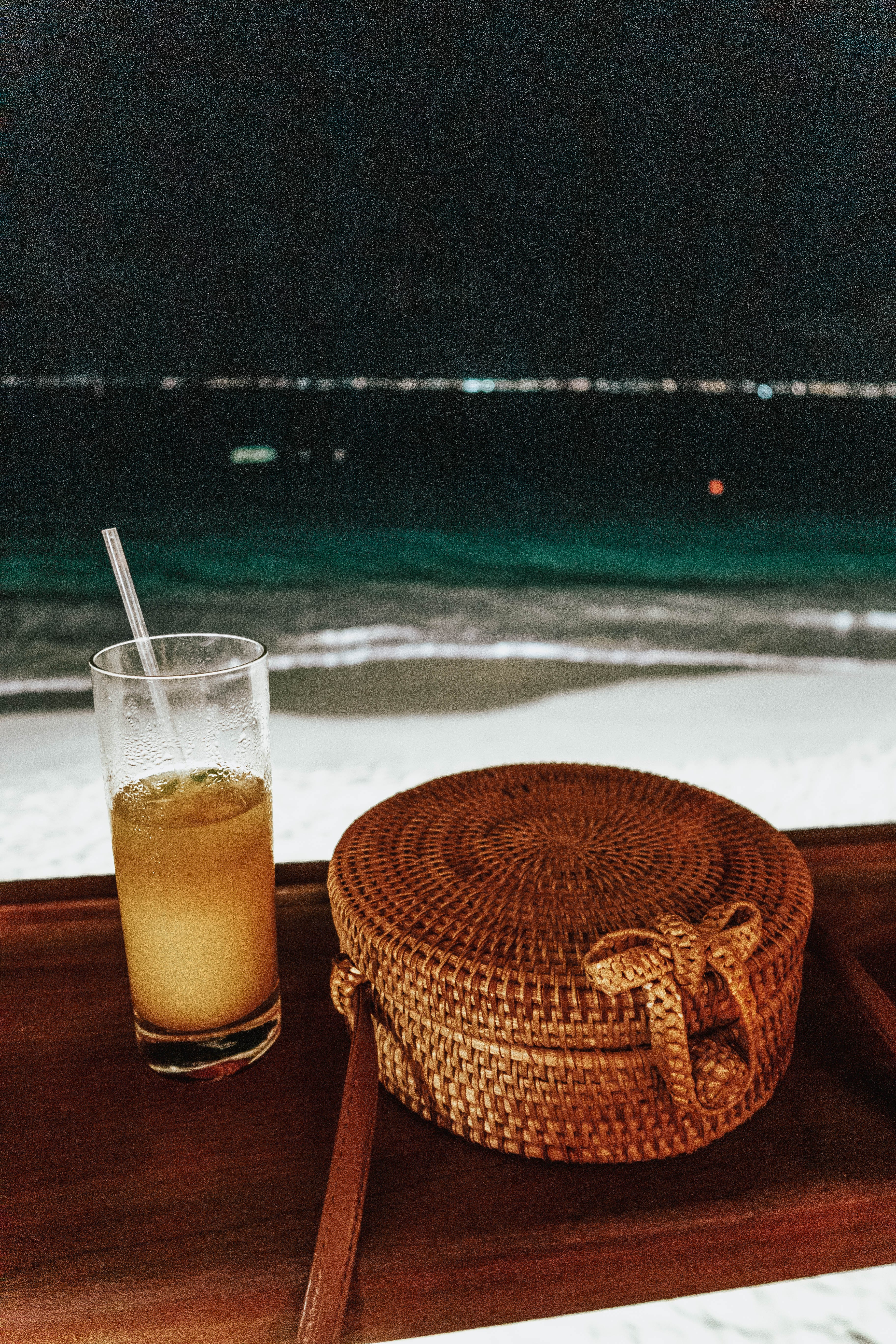 St. Martin cocktails on the beach