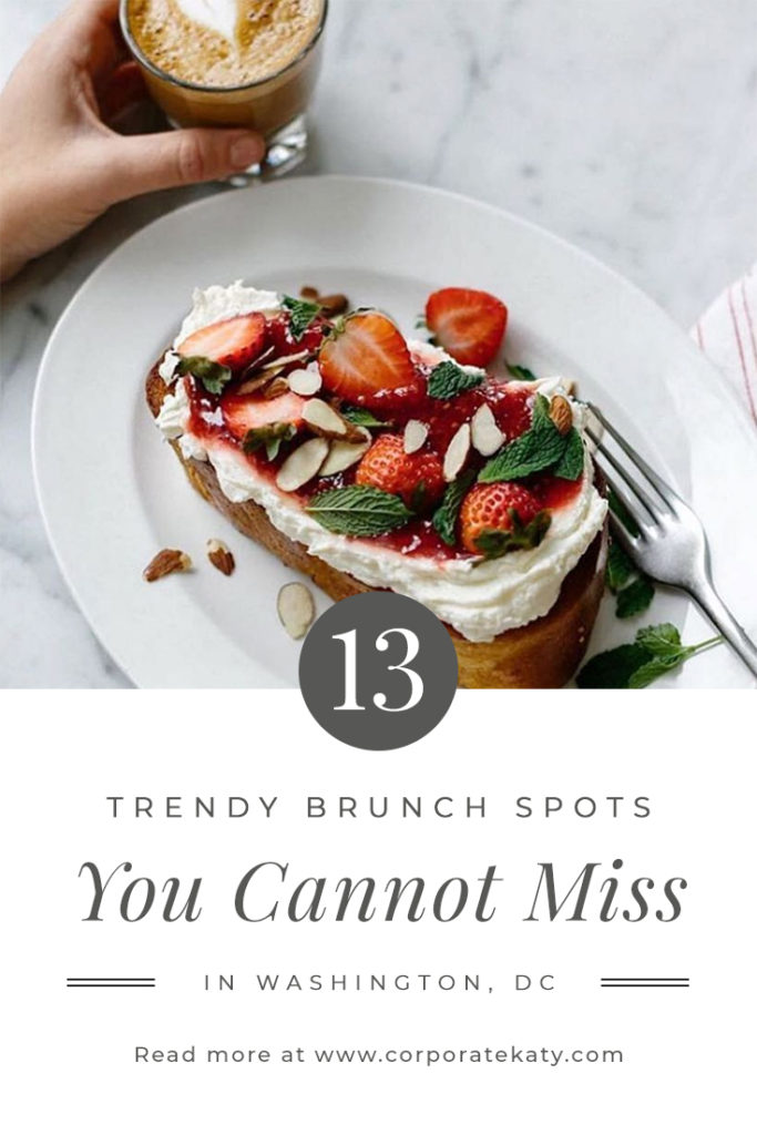 Looking to brunch in DC? Here's a rundown of the 13 trendy places to brunch in DC that will never let you down with COVID precautions!